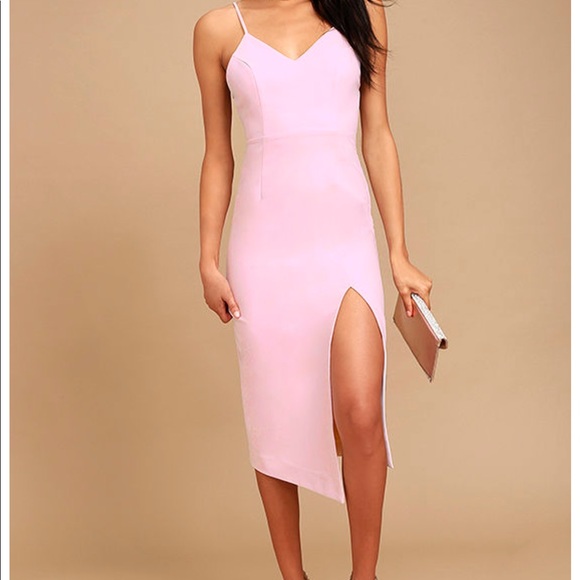 Lulus Dresses & Skirts - Lulu's mauve dress with lace up back